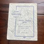JOHN F. KENNEDY * JSA LOA * Autograph Photo Signed As Senator In Dinner Program