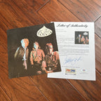 CREAM * PSA/DNA * Eric Clapton Jack Bruce Autograph Signed Album Print Fresh