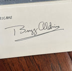 BUZZ ALDRIN * JSA * Autograph Foil Art Etching With Quotation Signed * Apollo 11