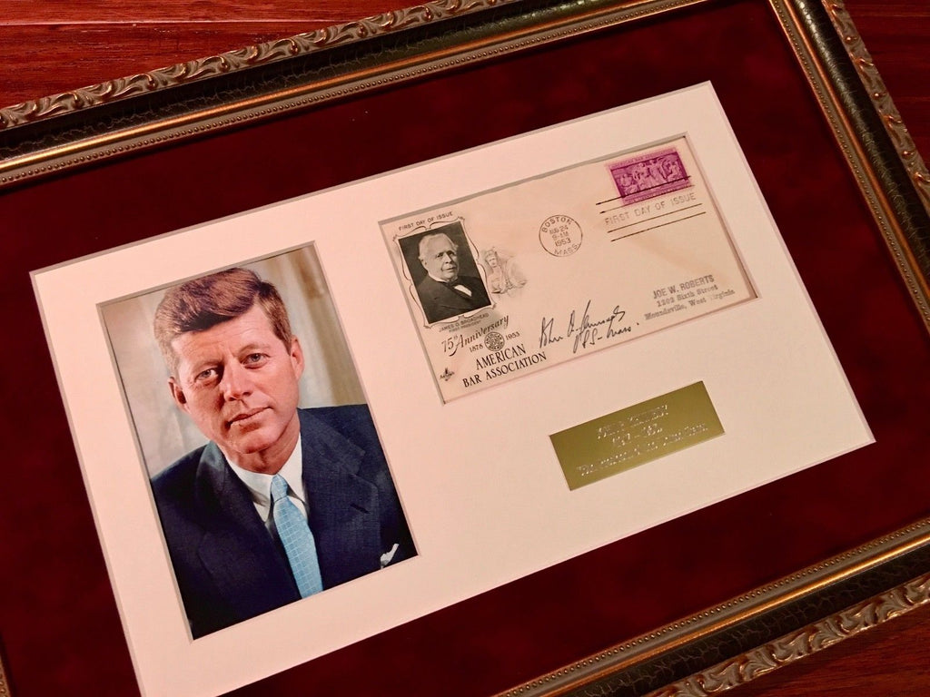 JOHN F. KENNEDY * JSA COA * Scarce "USS Mass" AUTOGRAPH Signed * President