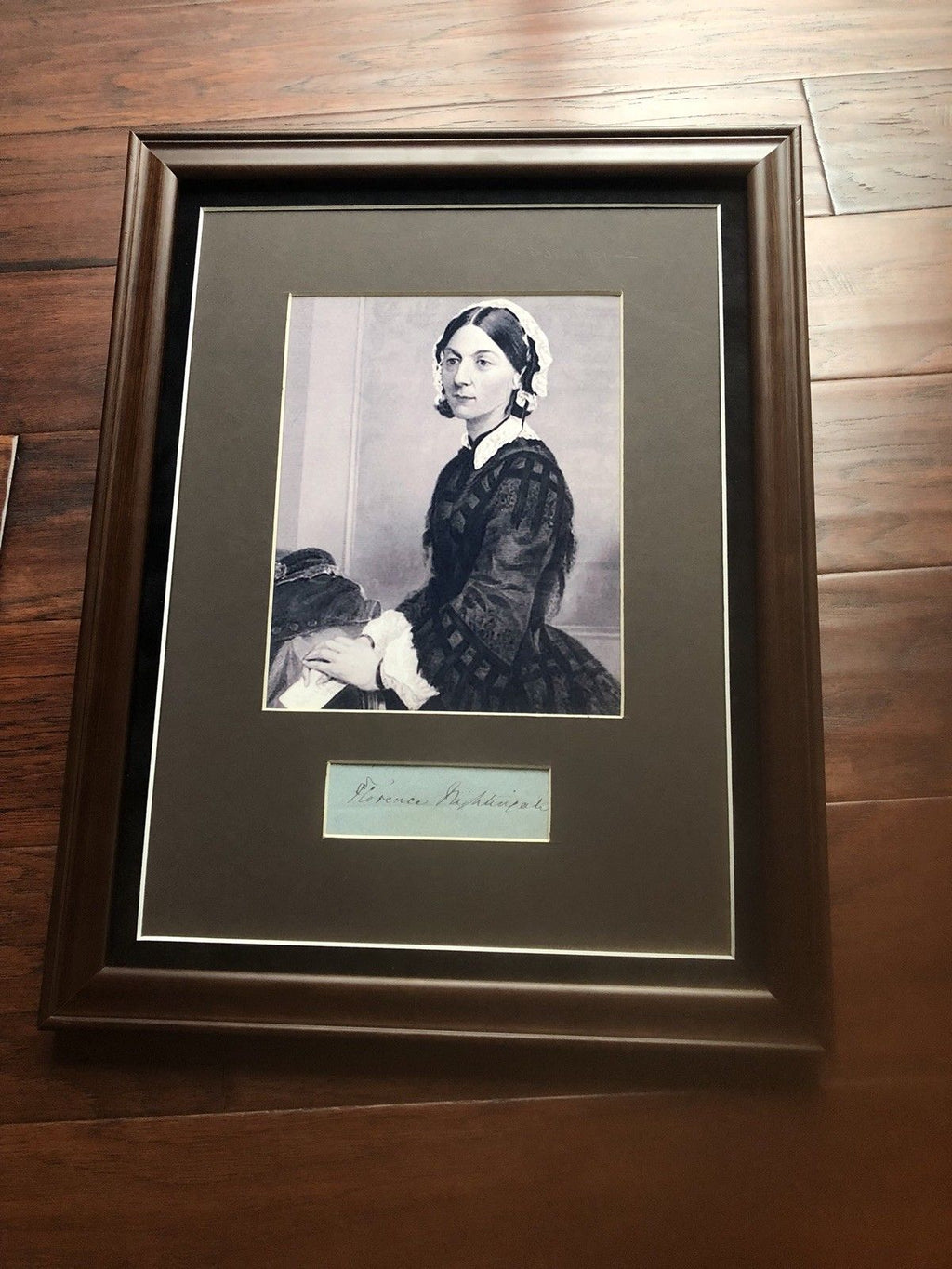 FLORENCE NIGHTINGALE * Desirable HAND SIGNED Cut Autograph * Crimean War Nurse