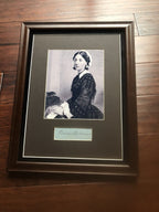 FLORENCE NIGHTINGALE * Desirable HAND SIGNED Cut Autograph * Crimean War Nurse