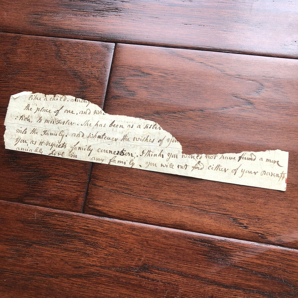 ABIGAIL ADAMS * JSA LOA * Partial Autograph Letter Signed * To John Quincy Adams