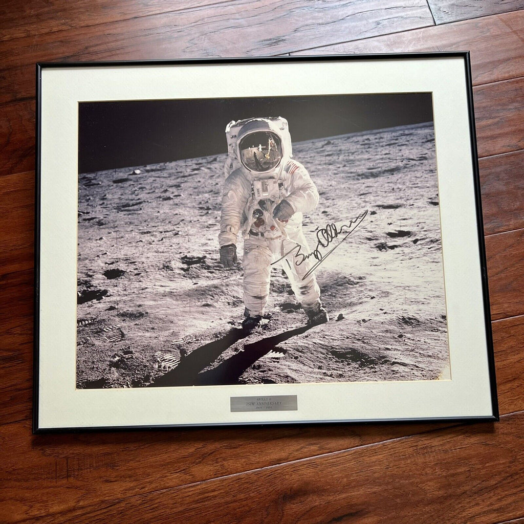 BUZZ ALDRIN * JSA LOA * 16x20 Autograph Photo Signed Apollo 11 Visor Shot Poster