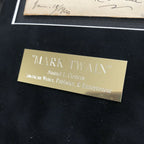 MARK TWAIN / SAMUEL L. CLEMENS * BAS Beckett LOA * Hand Signed Autograph Quote *