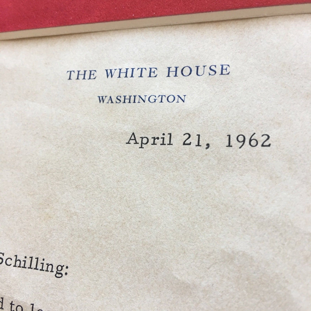JOHN F. KENNEDY * PSA/DNA * WHITE HOUSE AUTOGRAPH Letter * Apollo + Soviets