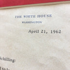JOHN F. KENNEDY * PSA/DNA * WHITE HOUSE AUTOGRAPH Letter * Apollo + Soviets