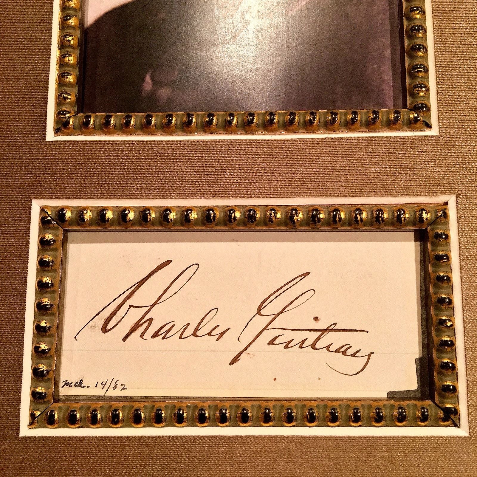 PSA/DNA President James A. GARFIELD + Charles GUITEAU Assassin AUTOGRAPHS SIGNED