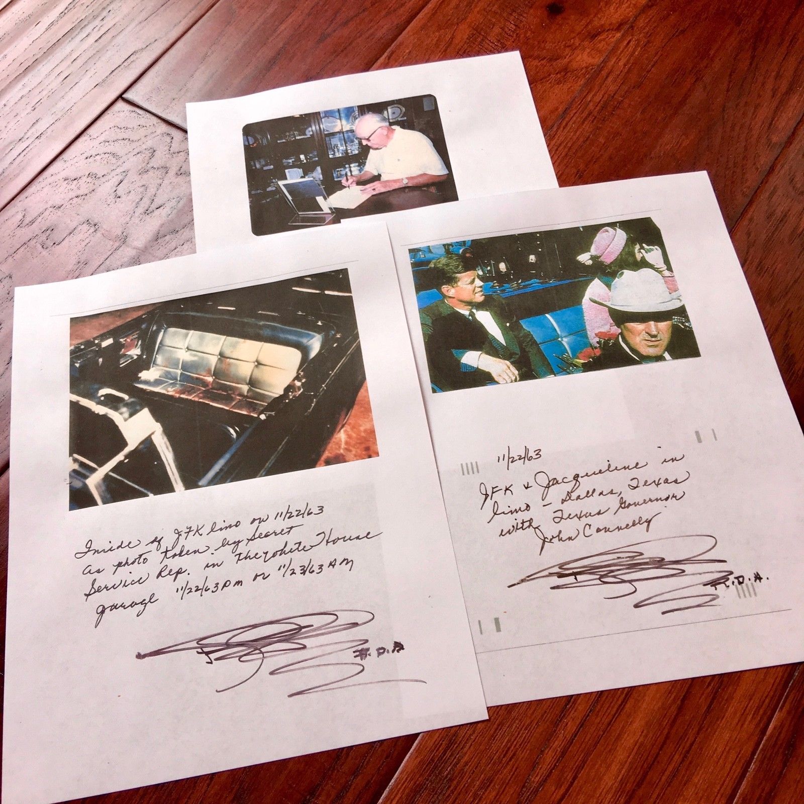 PREORDER: JOHN F. KENNEDY * Genuine Dallas ASSASSINATION LIMO INTERIOR LEATHER *