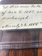 ABRAHAM LINCOLN * BAS JSA * Autograph AMNESTY Signed DAYS BEFORE ASSASSINATION