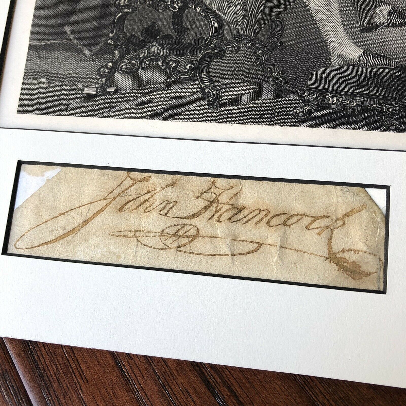 JOHN HANCOCK * PSA/DNA Charles Hamilton COA * BOLD AUTOGRAPH Signature * Signed
