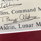APOLLO 11 CREW SIGNED * PSA Zarelli * AUTOGRAPH "One Small Step" Neil Armstrong