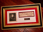 WILLIAM HENRY HARRISON * Scarce AUTOGRAPH Note SIGNED * President * COA