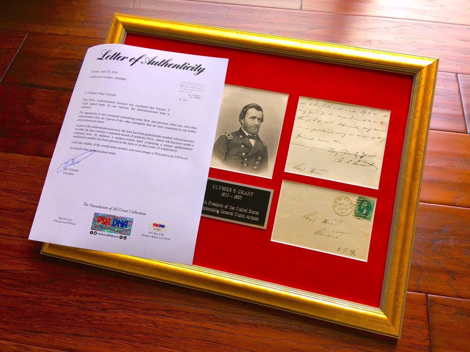ULYSSES S. GRANT * PSA/DNA * Rare "Politics" 2 Page ALS* AUTOGRAPH Letter SIGNED