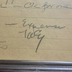 Thomas Edison * PSA/DNA Slab * Autograph Handwritten Note Signed *