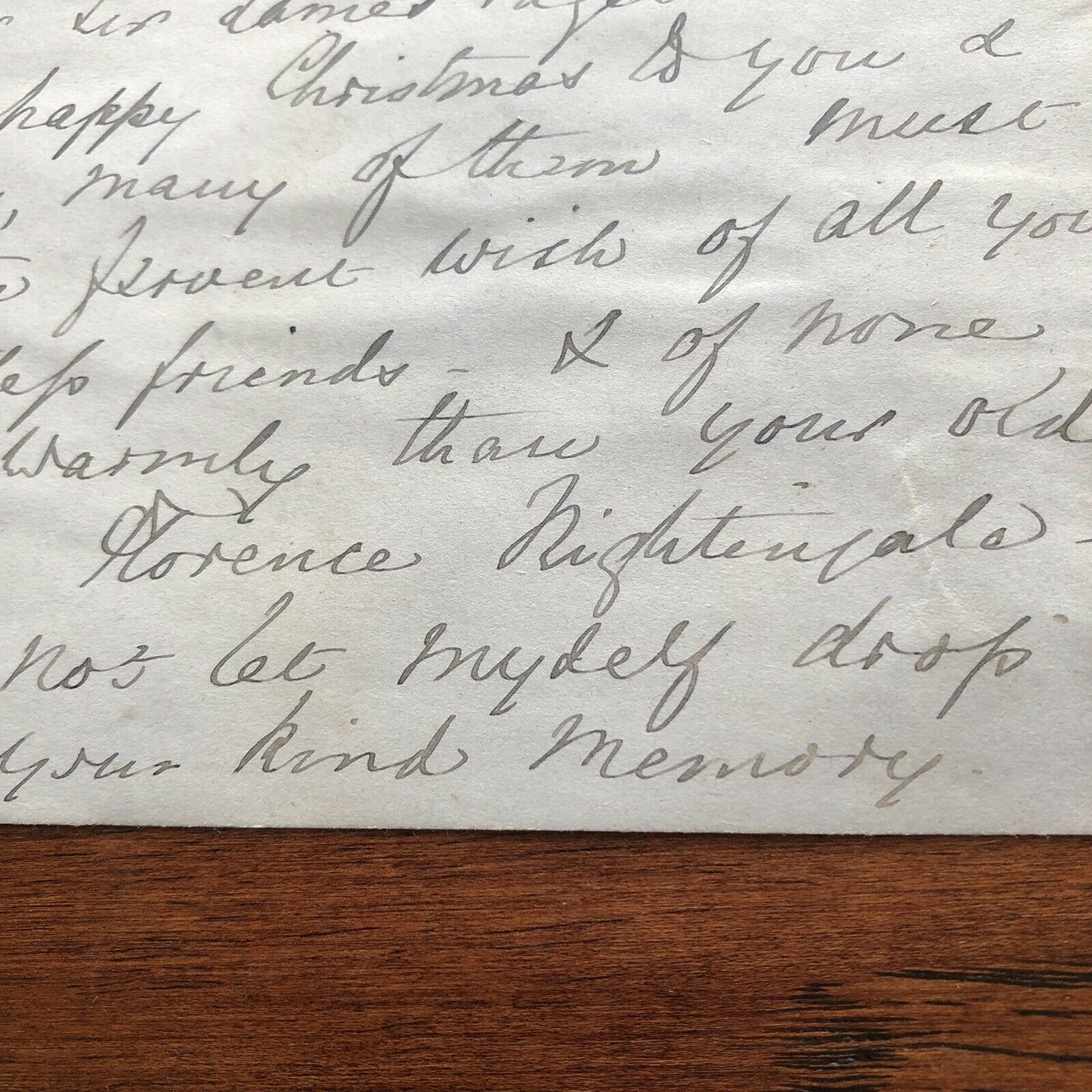 FLORENCE NIGHTINGALE * Desirable HAND SIGNED Autograph Letter To Surgeon *