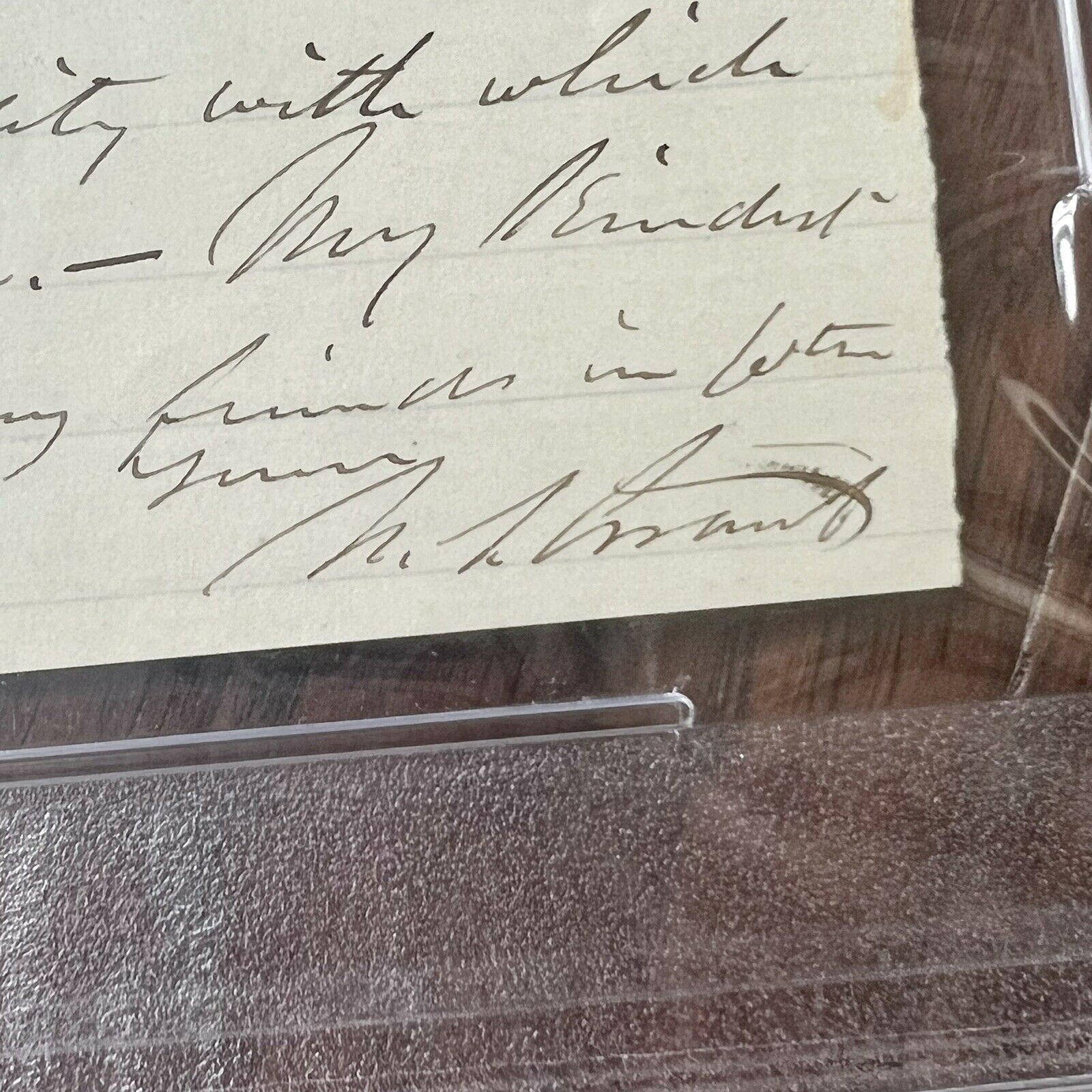 ULYSSES S. GRANT * PSA/DNA Slab * Autograph Letter Feuding James Garfield Signed