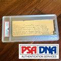 Thomas Edison * PSA/DNA Slab * "Sell Records" Autograph Handwritten Note Signed