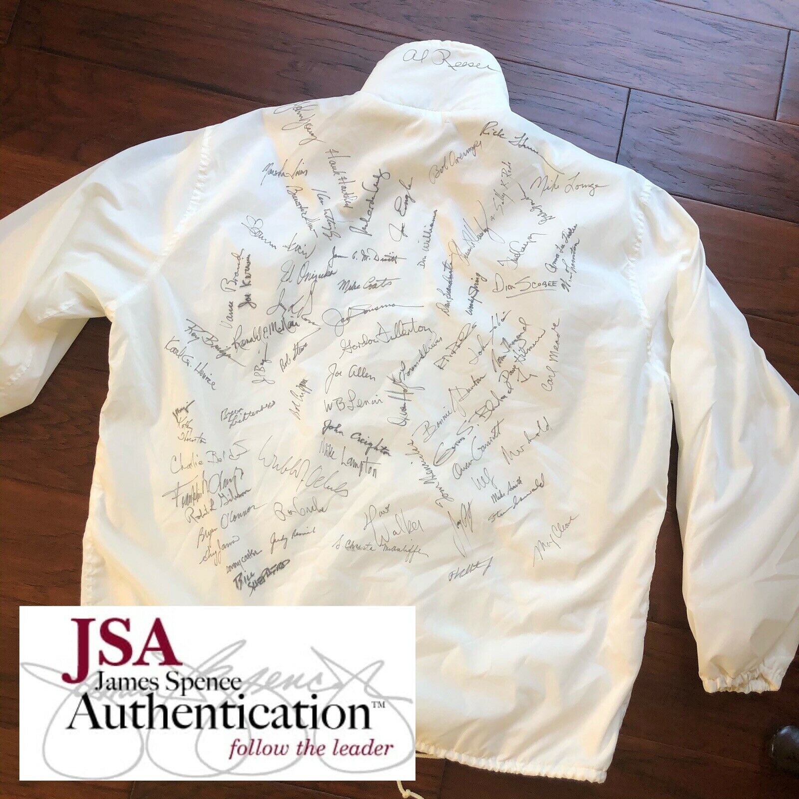 CHALLENGER STS-51L * JSA LOA * Autograph Crew Signed Jacket * 70 Astronauts