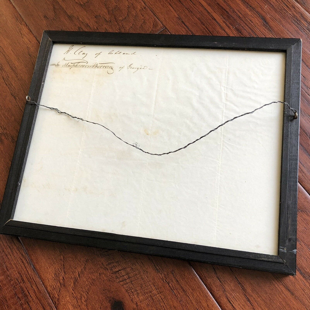 JOHN QUINCY ADAMS & MILLARD FILLMORE + Others * Hand Signed Autograph Pages *
