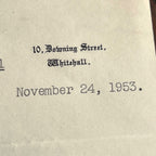 WINSTON S. CHURCHILL * PSA/DNA * Prime Minister Autograph Letter Signed *