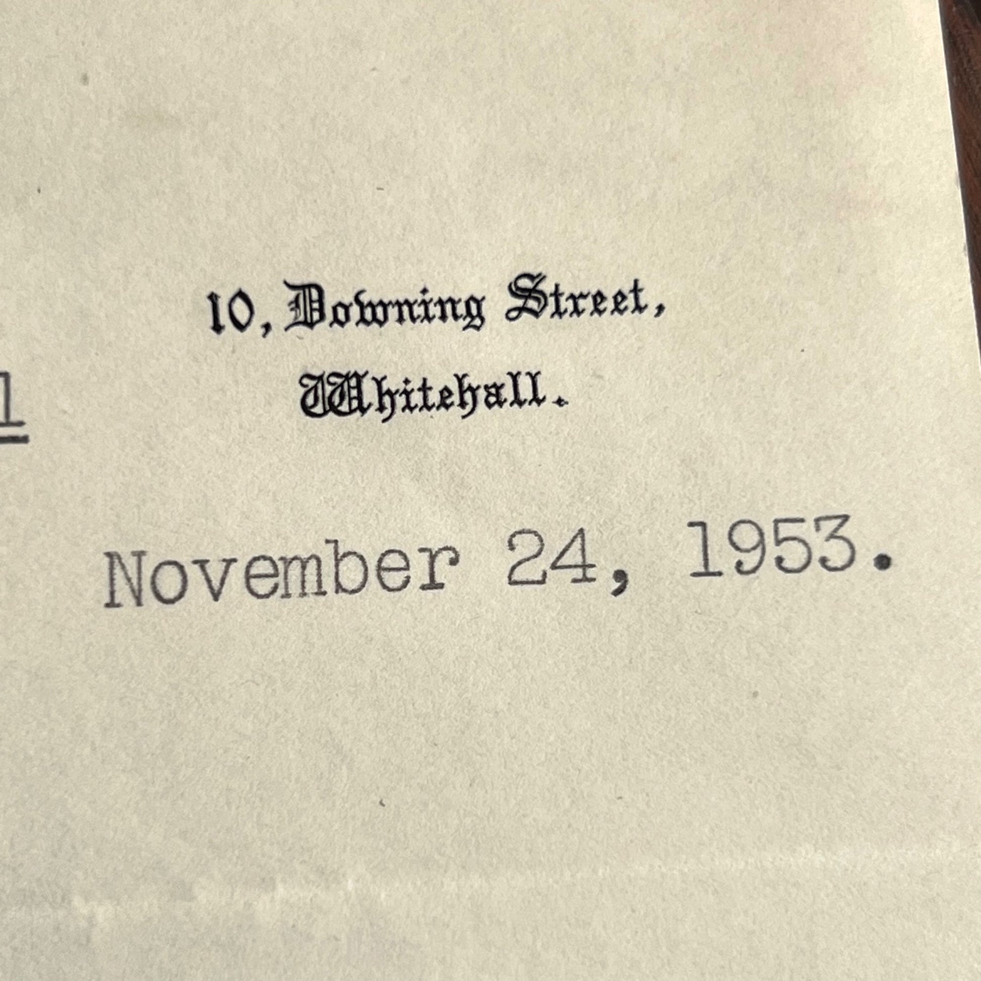 WINSTON S. CHURCHILL * PSA/DNA * Prime Minister Autograph Letter Signed *