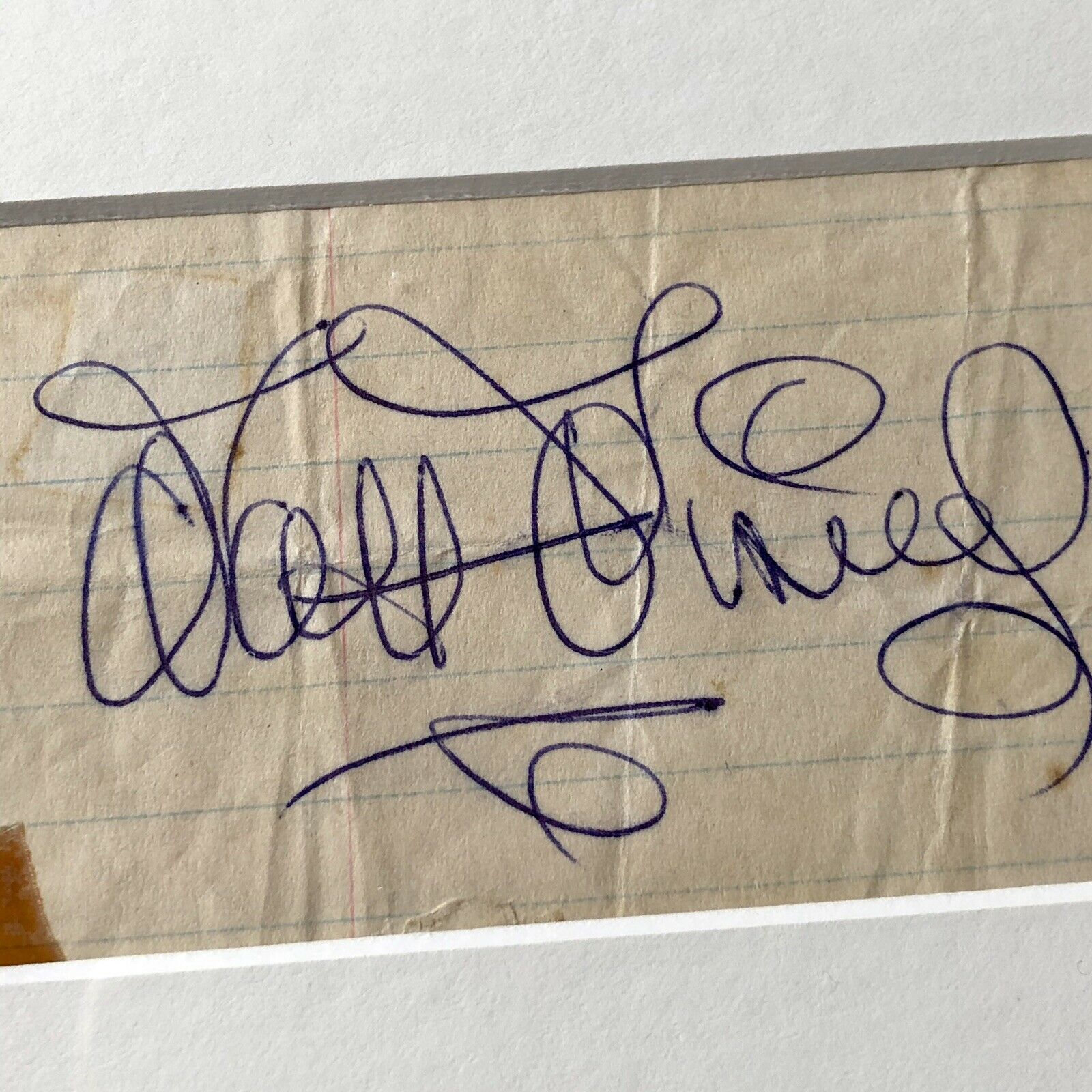 WALT DISNEY * JSA LOA Phil Sears * Original Autograph Signature Signed *