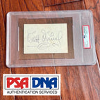 WALT DISNEY * PSA/DNA Slab * Autograph Album Page Signed Excellent Provenance-