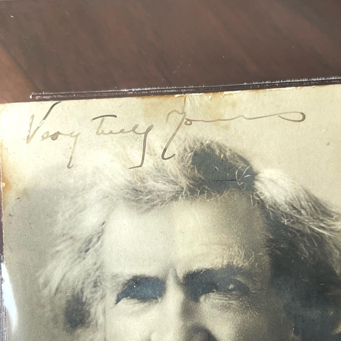 MARK TWAIN / SAMUEL L. CLEMENS * BAS Beckett * Signed Postcard Photo Autograph
