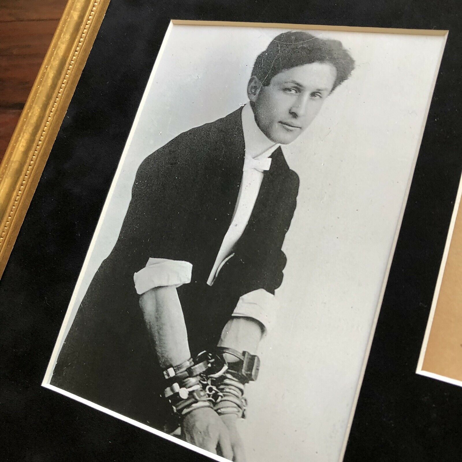 HARRY HOUDINI * PSA/DNA * Hand Signed & Inscribed Book Page * Magician Autograph