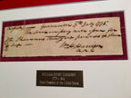WILLIAM HENRY HARRISON * Scarce AUTOGRAPH Note SIGNED * President * COA