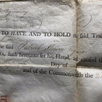 PATRICK HENRY * Signed Land Grant to Friend of GEORGE WASHINGTON * Autograph