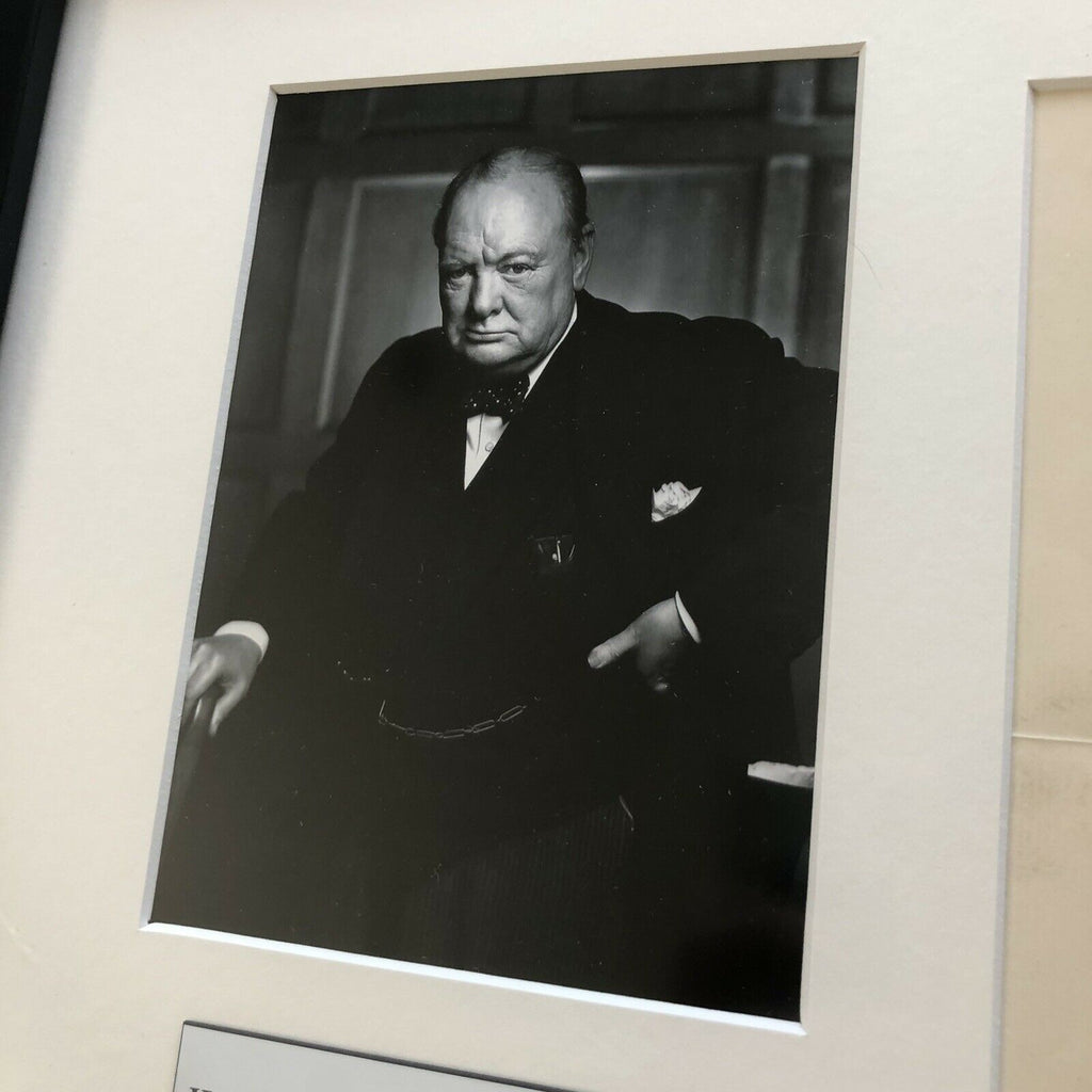 WINSTON S CHURCHILL * JSA LOA * Signed Letter Re: Military Battle Autograph *