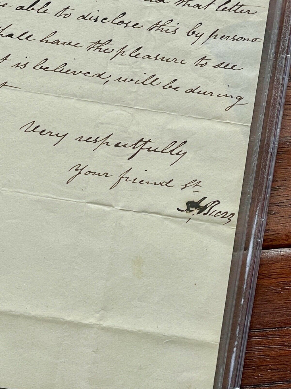 AARON BURR * BAS Beckett * Letter Signed Autograph * Dueled Alexander Hamilton