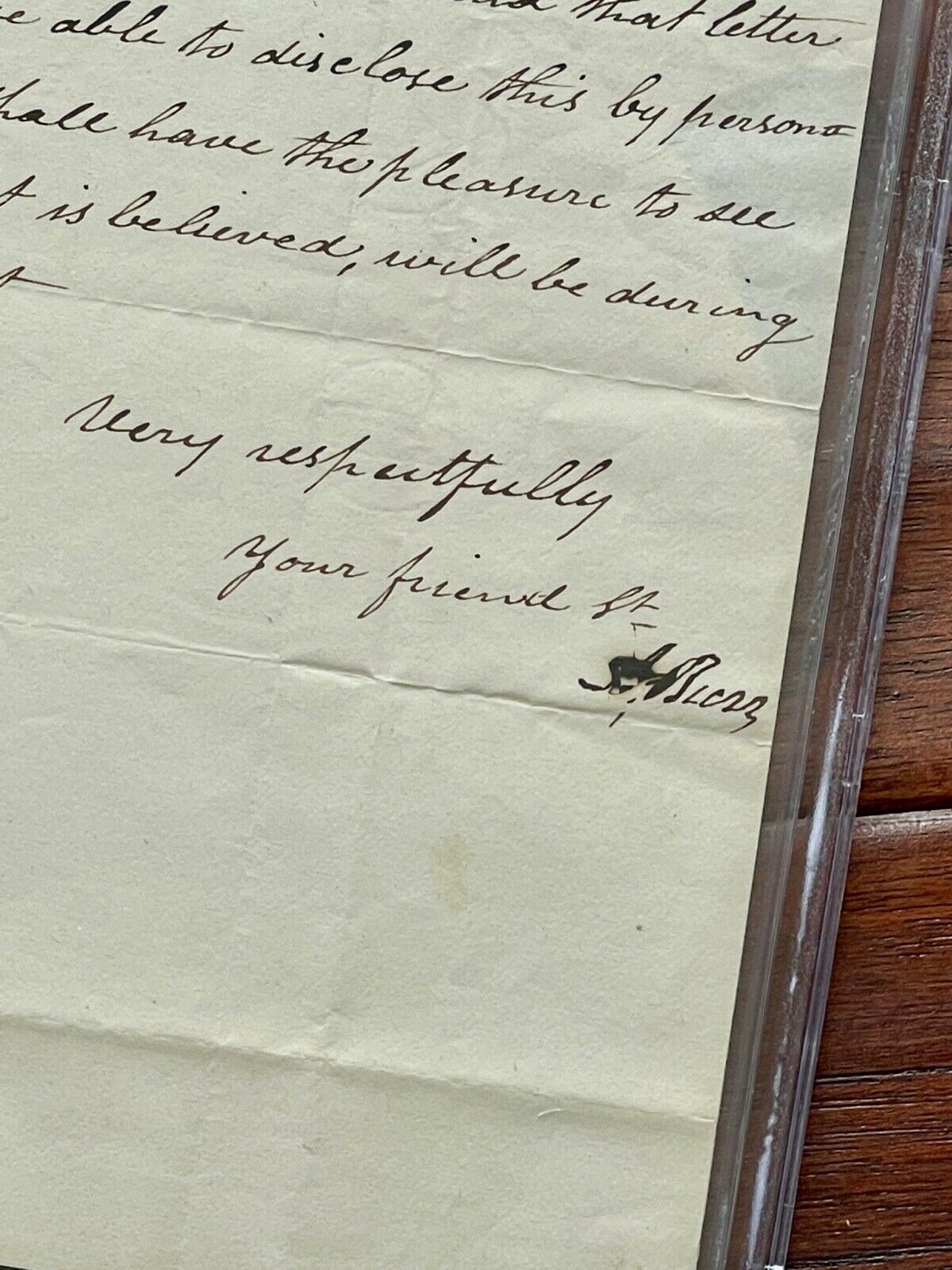 AARON BURR * BAS Beckett * Letter Signed Autograph * Dueled Alexander Hamilton