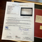 JOHN ADAMS * JSA COA * Scarce AUTOGRAPH Handwritten Note SIGNED * 2nd President