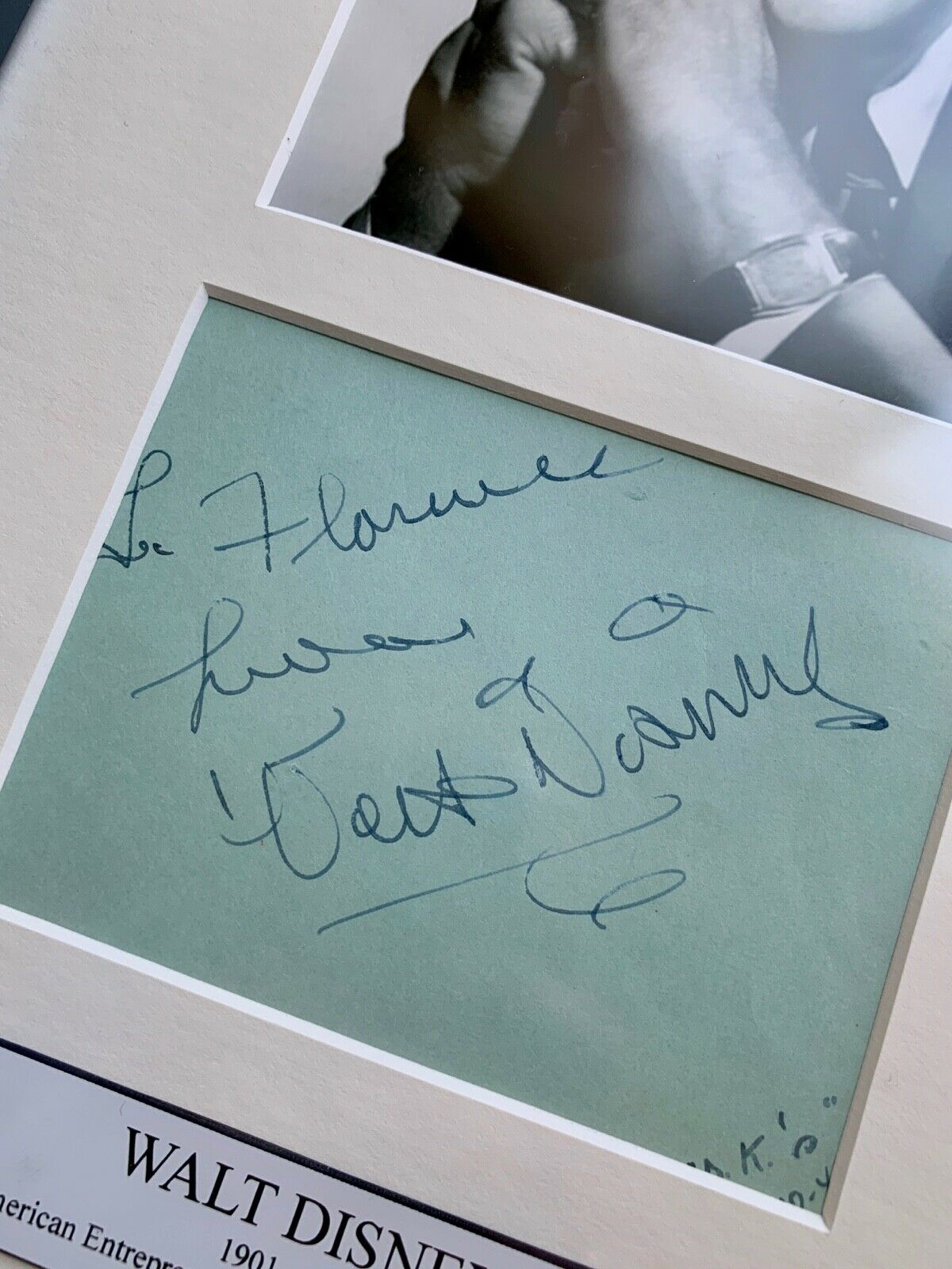 WALT DISNEY * JSA LOA * Original Early AUTOGRAPH Signature SIGNED