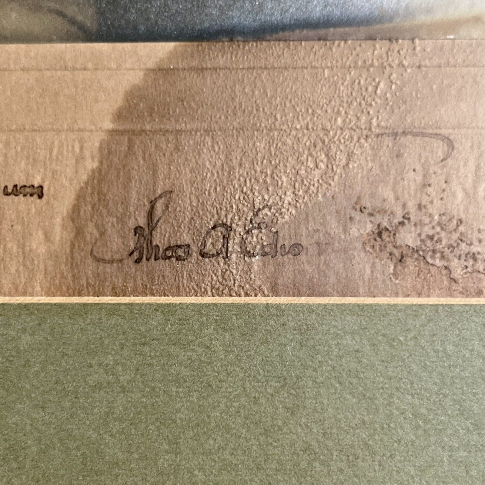 THOMAS EDISON * JSA LOA * Autograph Photo Signed on the Mat