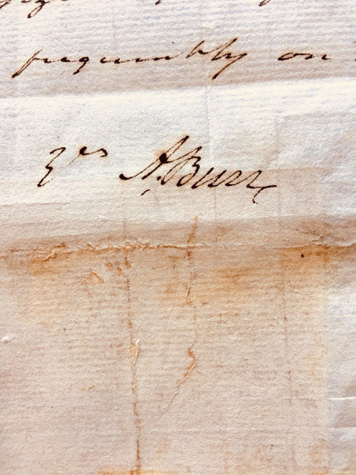 AARON BURR * Handwritten AUTOGRAPH LETTER Signed * Dueled ALEXANDER HAMILTON