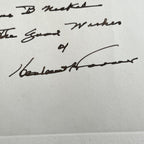HERBERT HOOVER * JSA * Signed 11x14 Engraving Autograph Official BEP Portrait