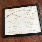 JOHN QUINCY ADAMS & MILLARD FILLMORE + Others * Hand Signed Autograph Pages *
