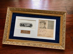 JOHN F. KENNEDY * JACQUELINE KENNEDY Scarce AUTOGRAPH Duo Signed * JFK 1958