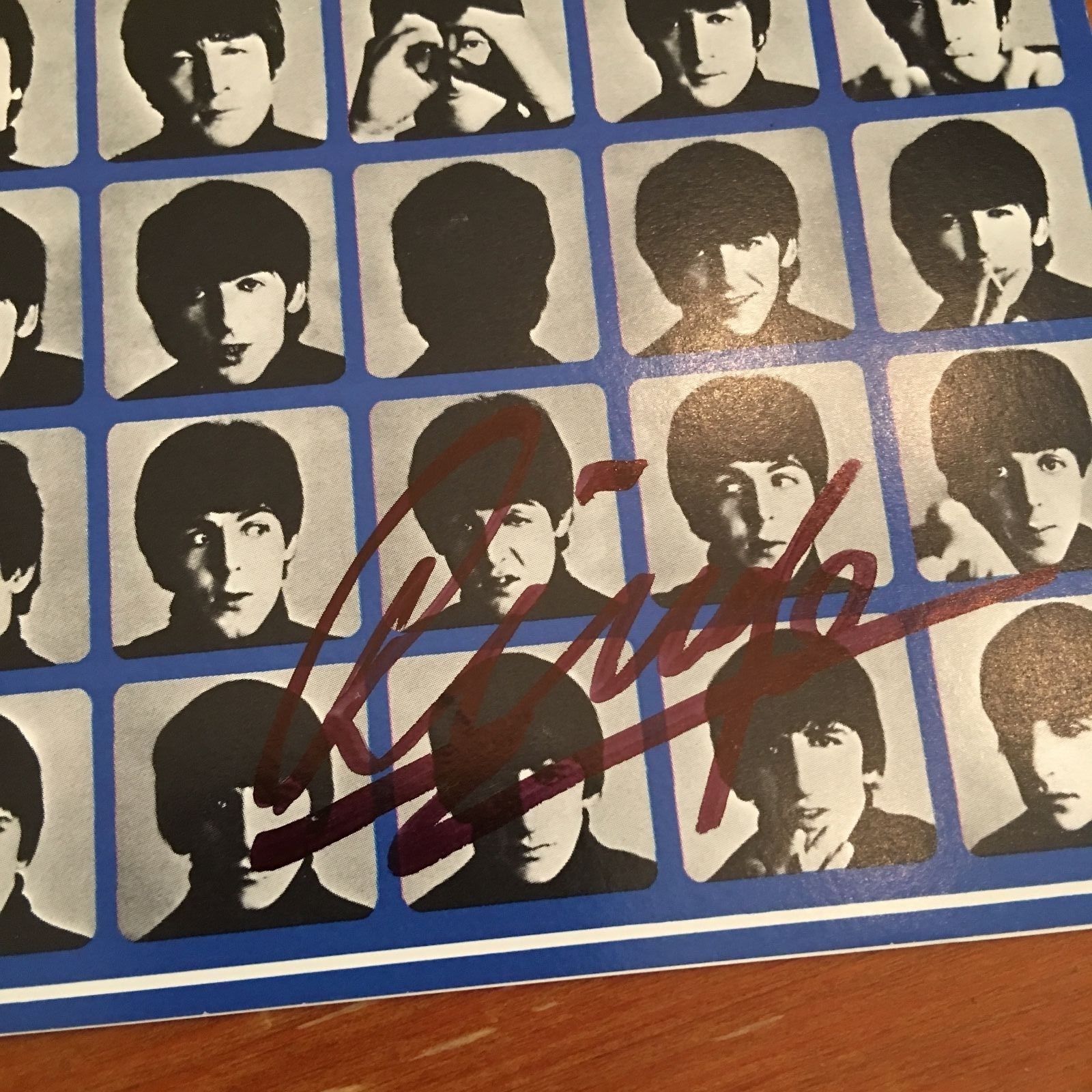 RINGO STARR * BEATLES * PSA/DNA AUTOGRAPH "Hard Day's Night" CD Sleeve SIGNED