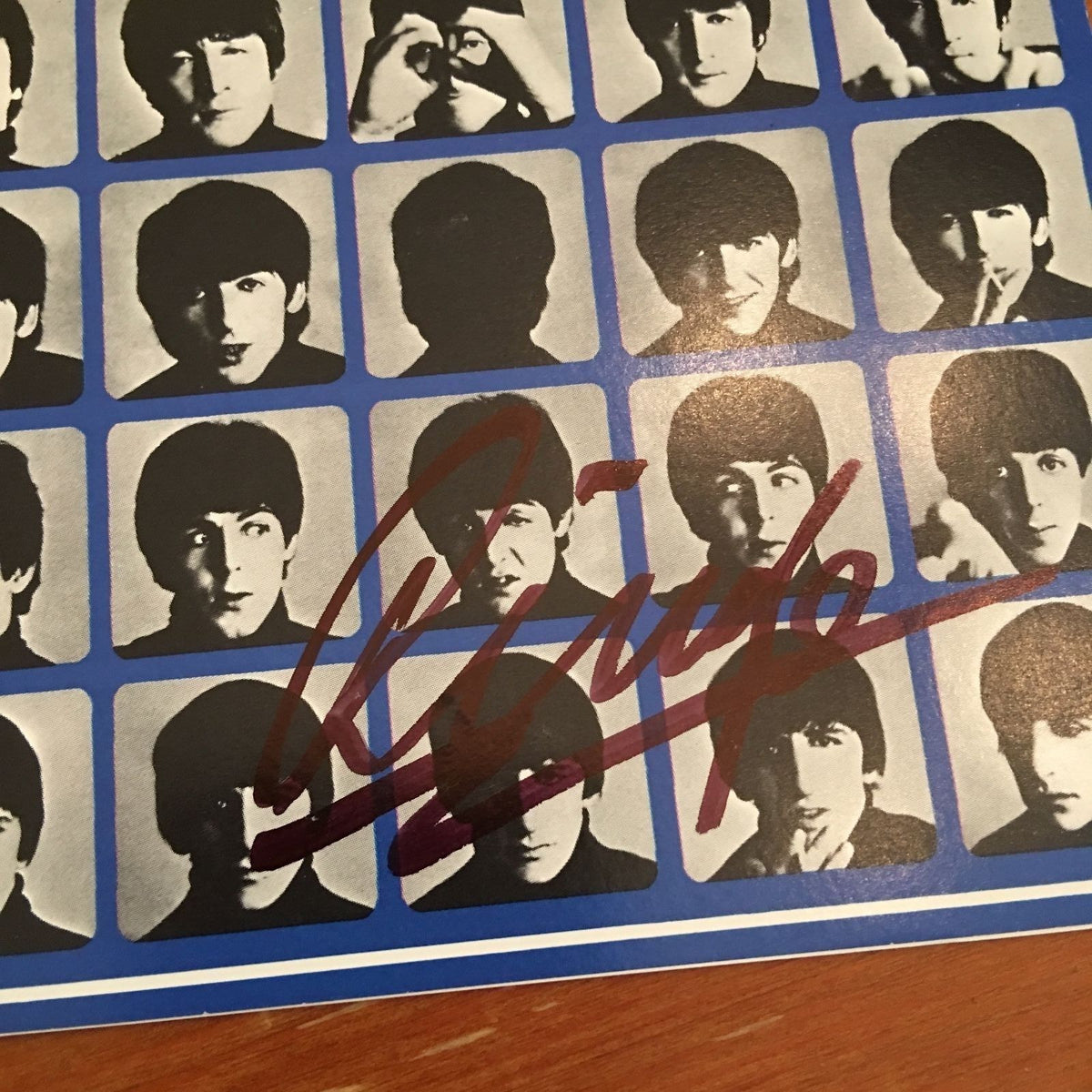 RINGO STARR * BEATLES * PSA/DNA AUTOGRAPH "Hard Day's Night" CD Sleeve SIGNED