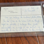 QUEEN ELIZABETH II * BAS * Hand Written AUTOGRAPH Buckingham Palace Note SIGNED
