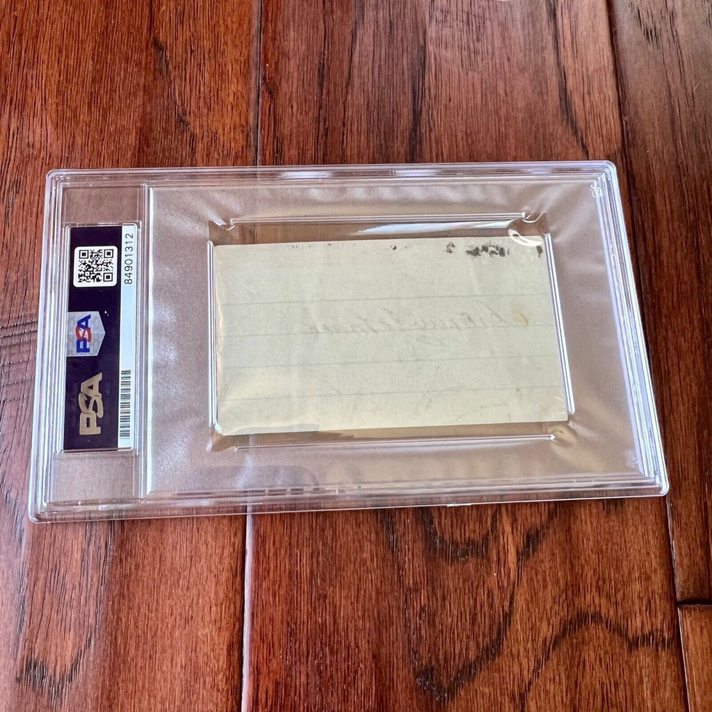 ANDREW JOHNSON * PSA/DNA * AUTOGRAPH Military Governor SIGNED Abraham Lincoln VP