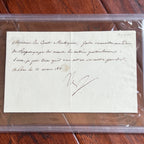 NAPOLEON BONAPARTE * PSA * French Emperor AUTOGRAPH Letter SIGNED * Paris 1811