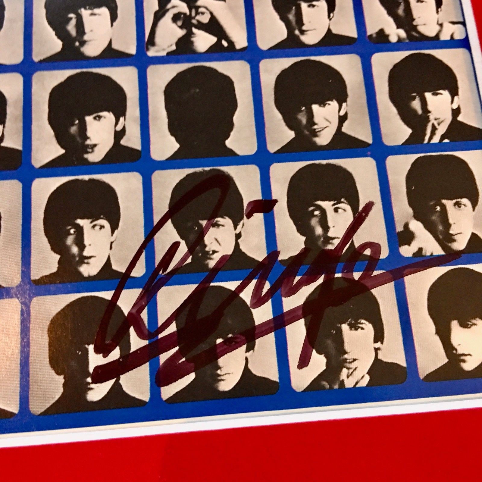 RINGO STARR * BEATLES * PSA/DNA AUTOGRAPH "Hard Day's Night" Album Cover SIGNED
