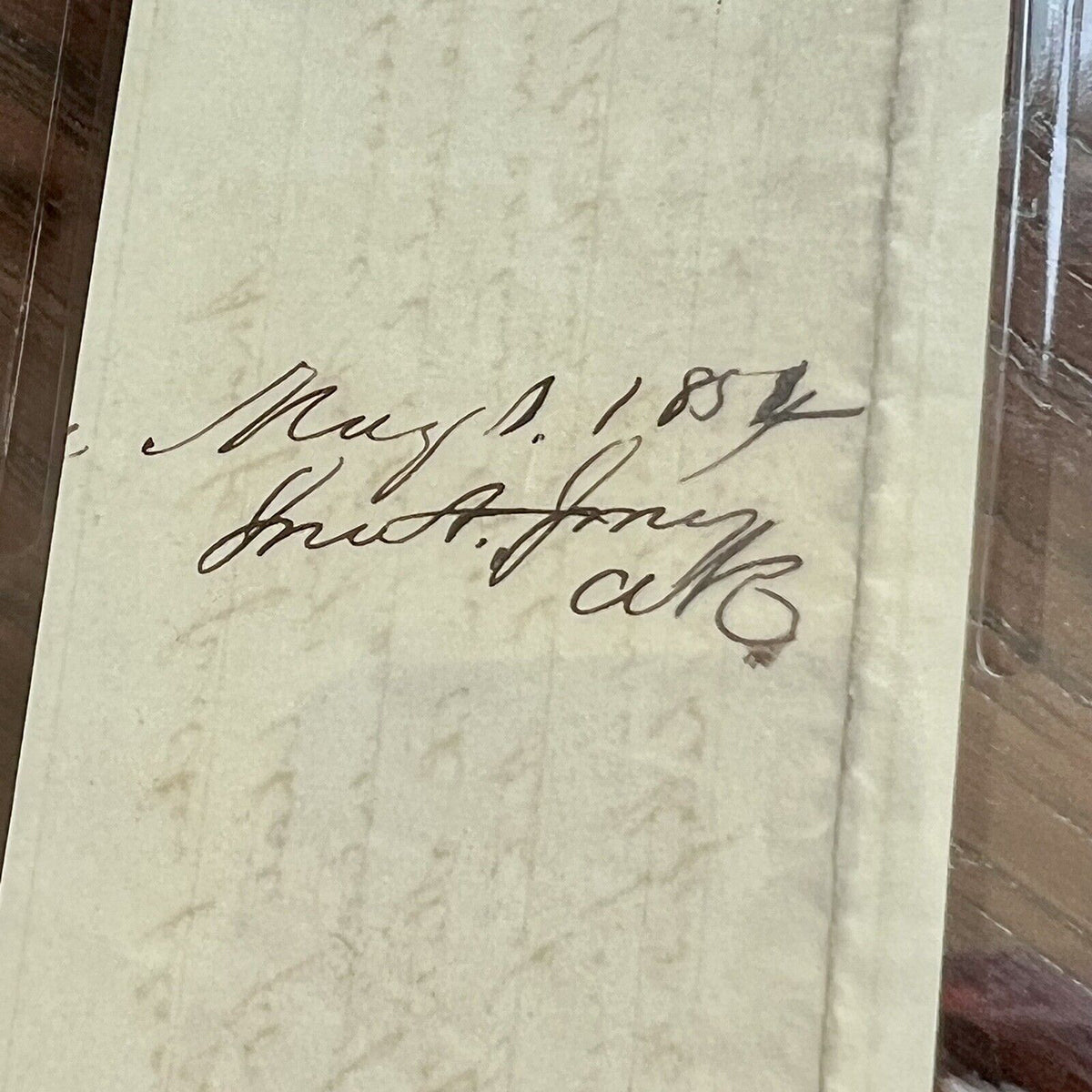ABRAHAM LINCOLN * PSA/DNA Slab * Autograph Lengthy Handwritten Plea Signed