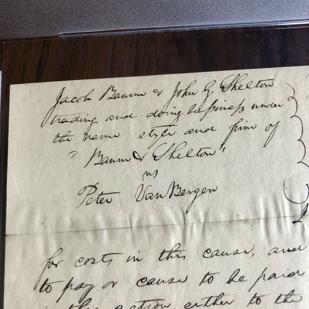 ABRAHAM LINCOLN * PSA/DNA Slabbed * Early Handwritten Autograph Letter Signed *